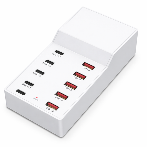 50W Multi-Port Fast Wall Charger