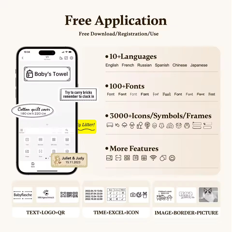 Bluetooth Label Maker