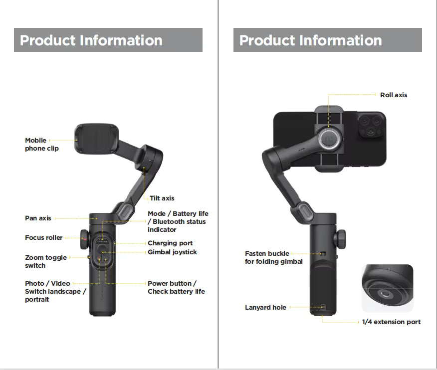 Smooth Motion Handheld Gimbal