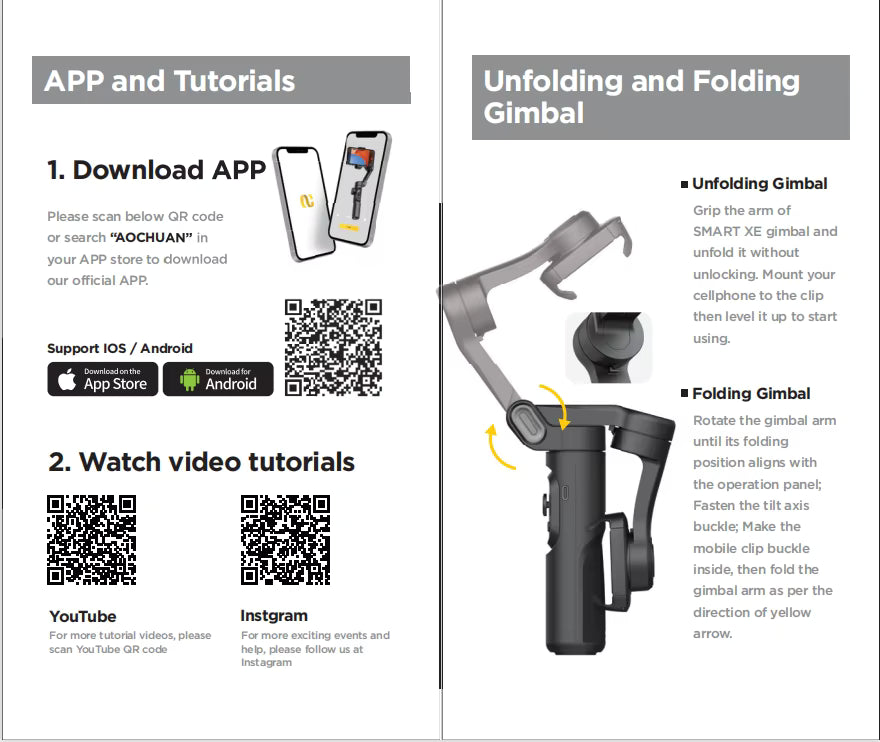 Smooth Motion Handheld Gimbal